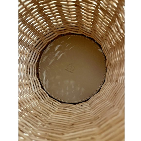 SOLD RARE NWOT POLENE L'OSIER WICKER BASKET BUCKET BAG SAND PURSE - Picture 11 of 12